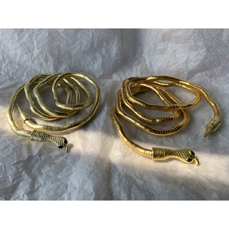 Trendy Snake Necklace Statement