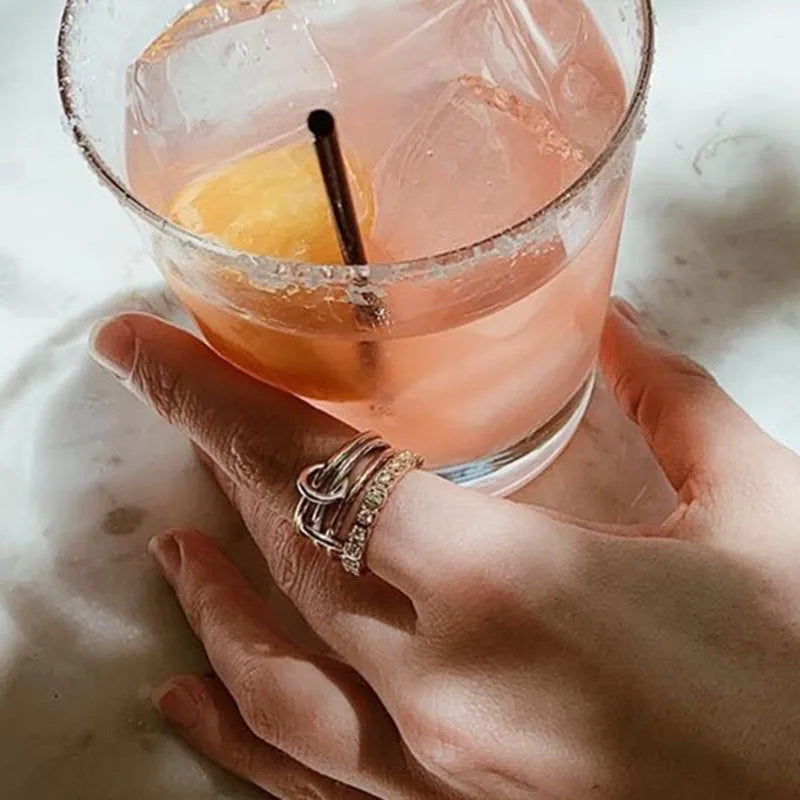 Chic Multi-Layer Loop Rings