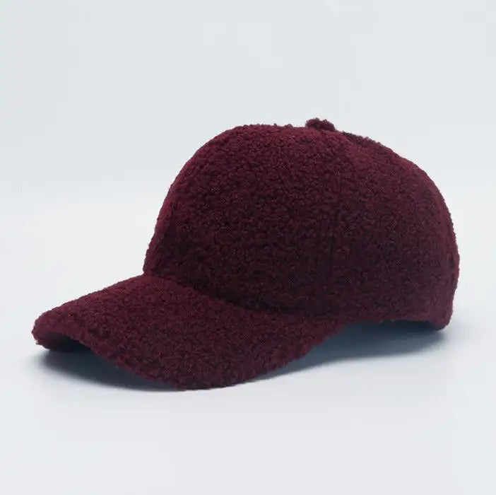 Autumn Plush Baseball Cap