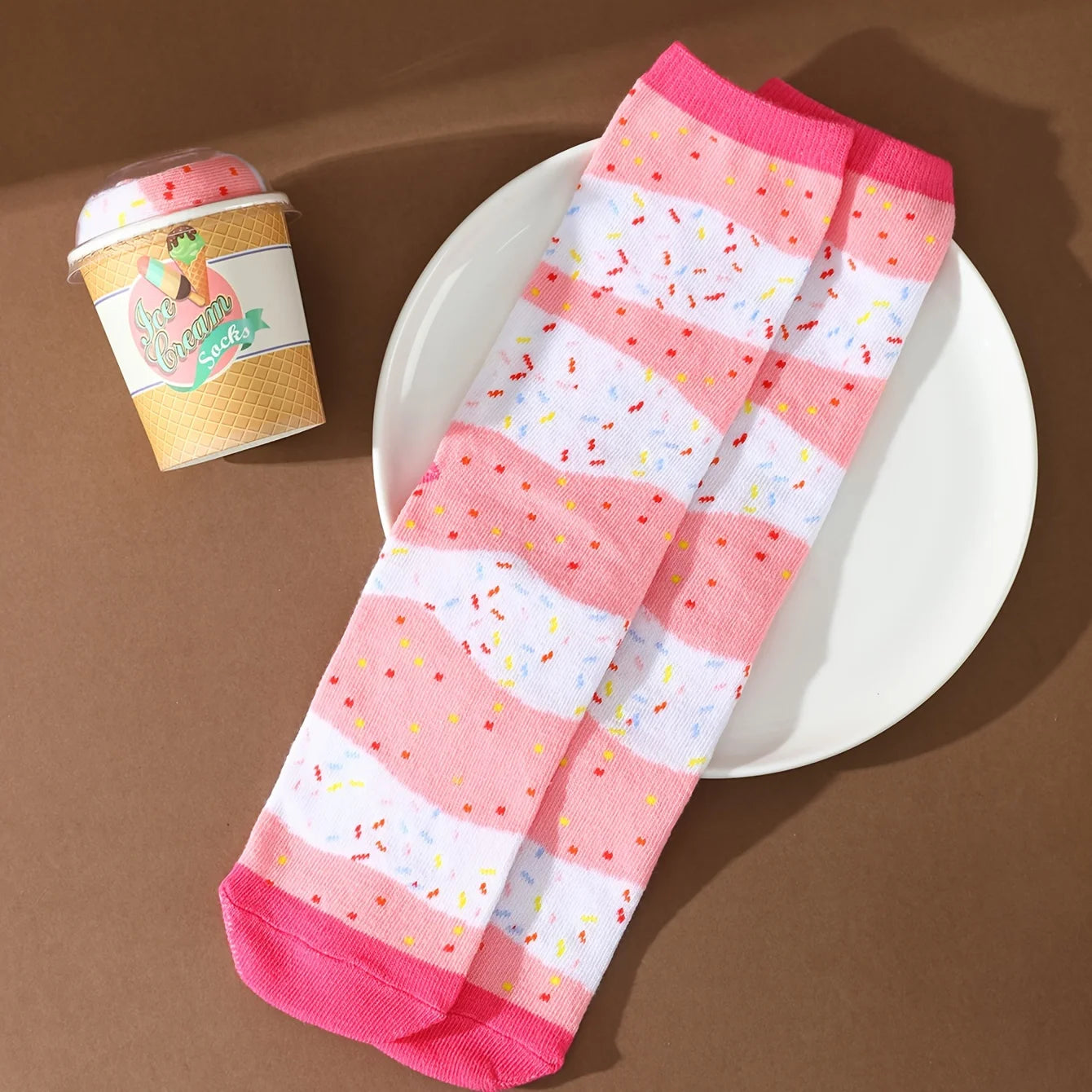 Super Fun Ice Cream Pattern Socks – Unique Gift For Any Occasions