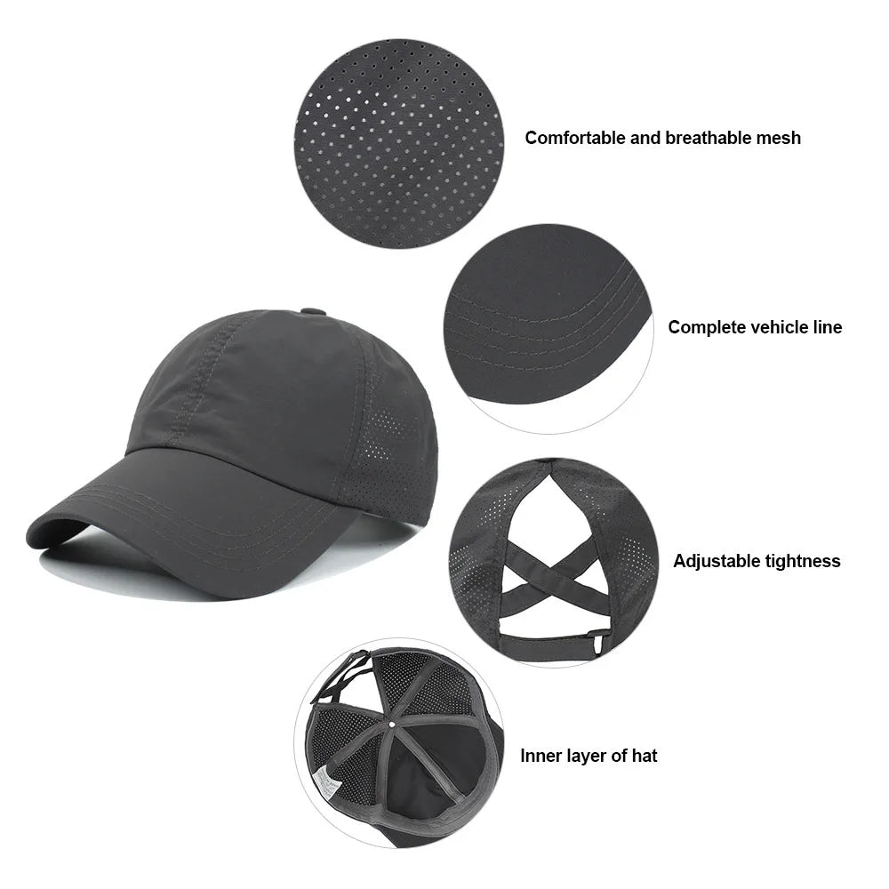 Quick-Drying Breathable Women's Baseball Outdoor Cap