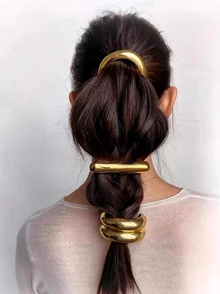 Stylish Geometric Metal Hair Bands