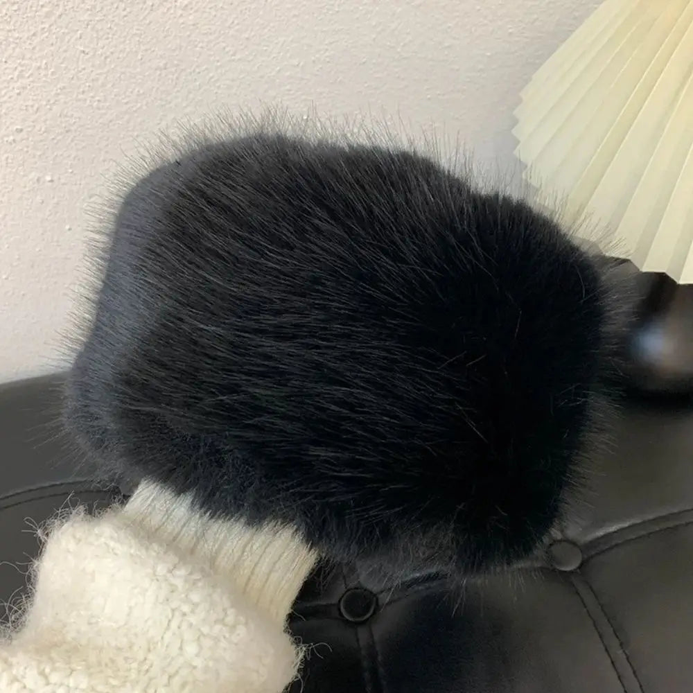 Faux Fox Fur Winter Hat