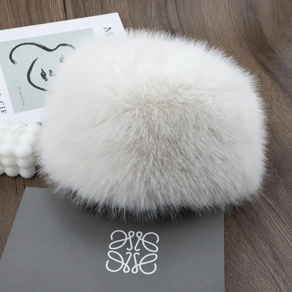 Faux Fox Fur Winter Hat
