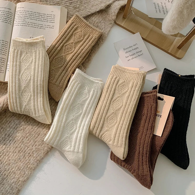 Luxurious Cashmere Wool Blend Socks