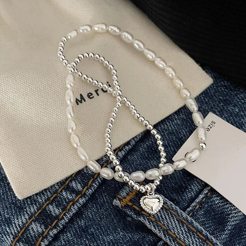 Double-Layer Pearl Bracelet