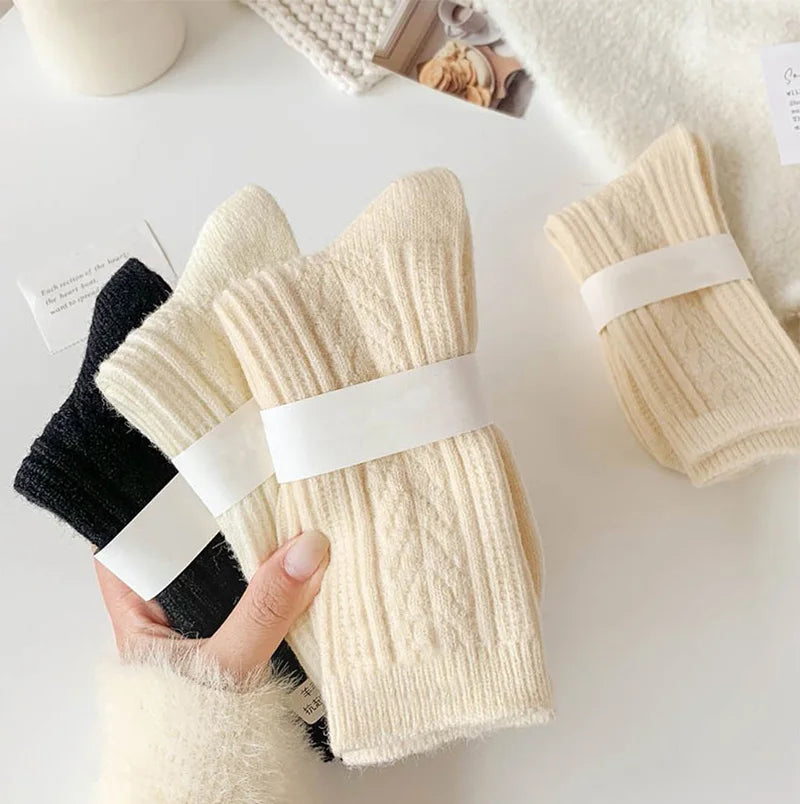 Luxurious Cashmere Wool Blend Socks