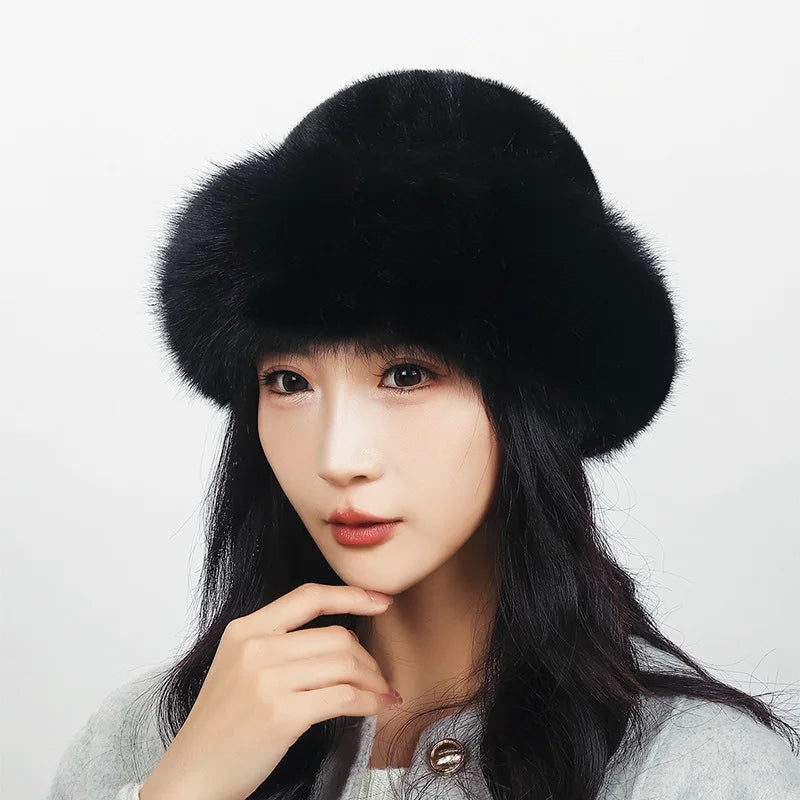 Mongolian Plush Fisherman Fur Hat