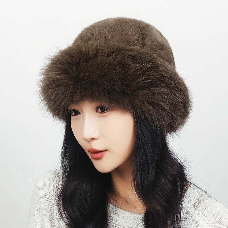 Mongolian Plush Fisherman Fur Hat