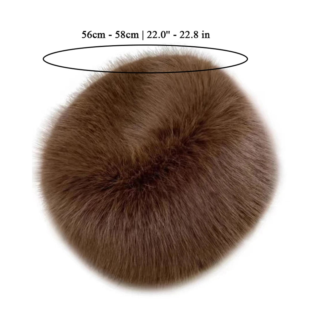 Faux Fox Fur Winter Hat