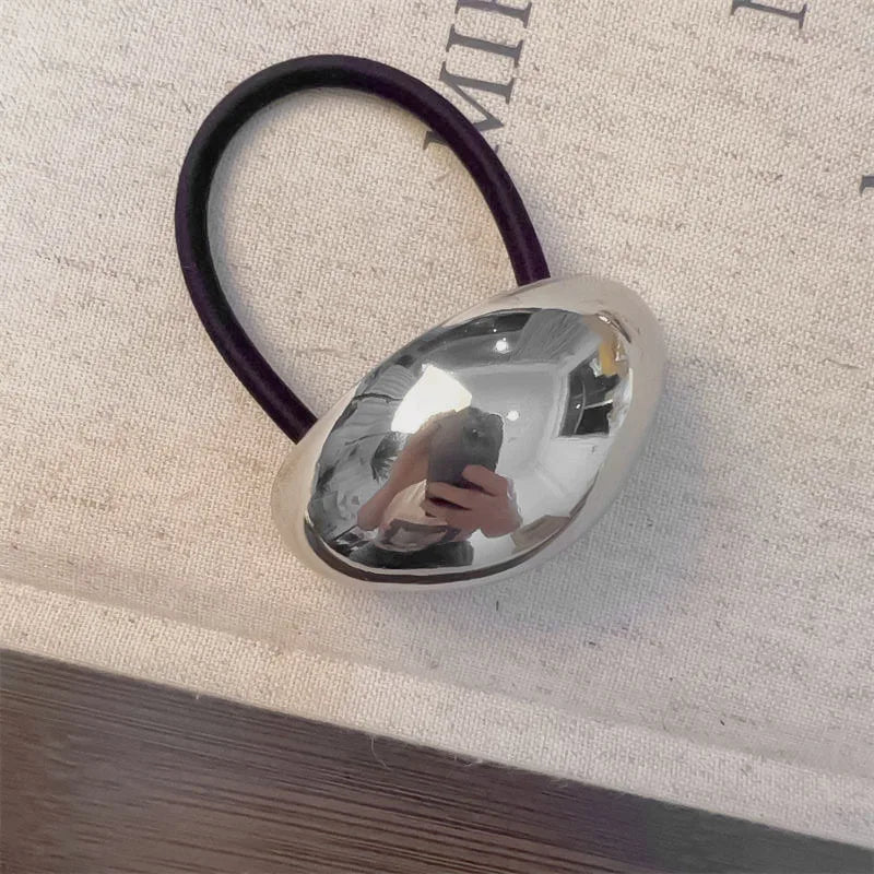 Vintage Metal Ponytail Elastic Hair Bands