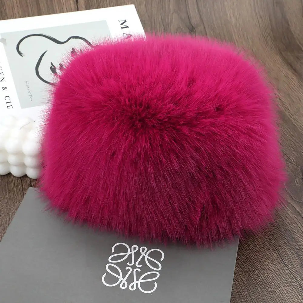 Faux Fox Fur Winter Hat