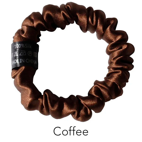 100% Pure Mulberry Silk Scrunchies Hair Ties