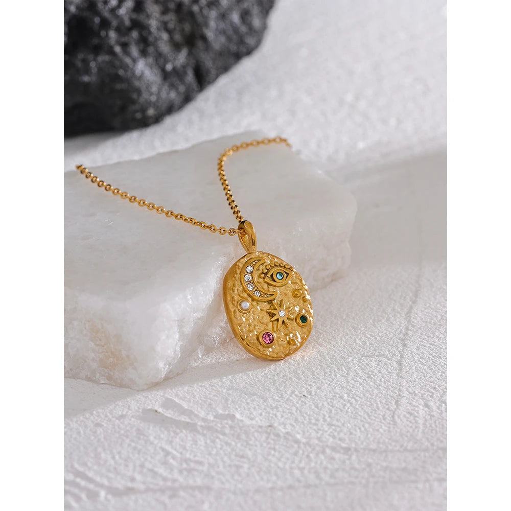 Celestial Amulet Necklace
