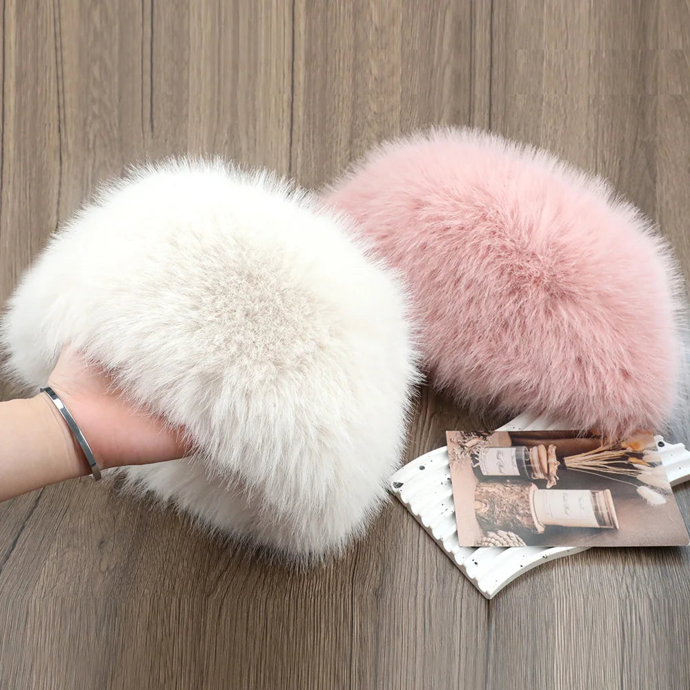 Faux Fox Fur Winter Hat