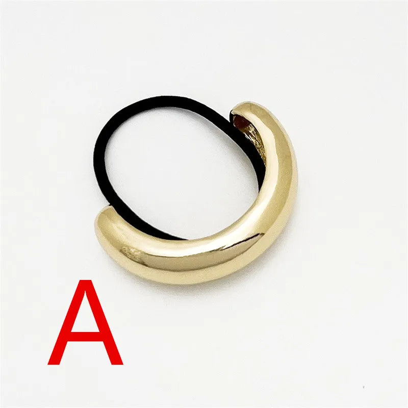 Elegant Metal Loop Style Hair Bands