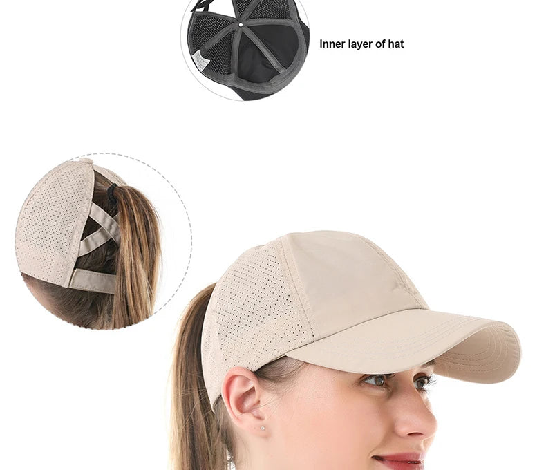Quick-Drying Breathable Women's Baseball Outdoor Cap