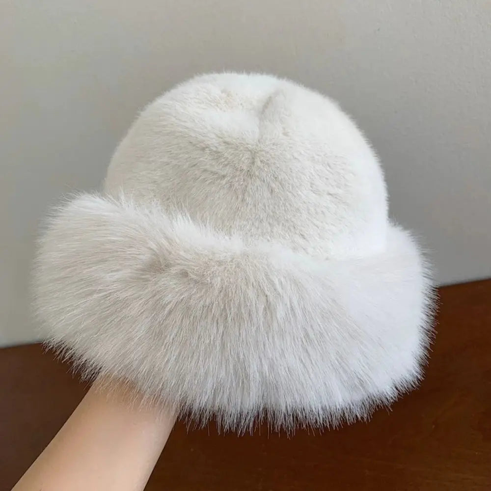 Faux Fox Fur Winter Hat