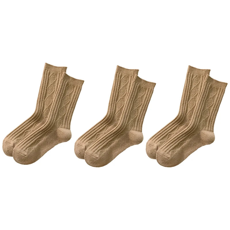 Luxurious Cashmere Wool Blend Socks