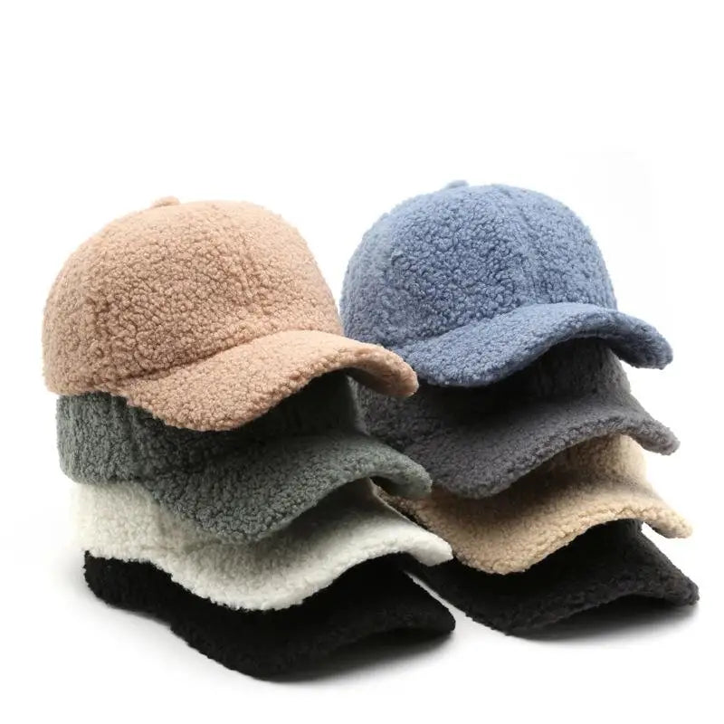 Autumn Plush Baseball Cap