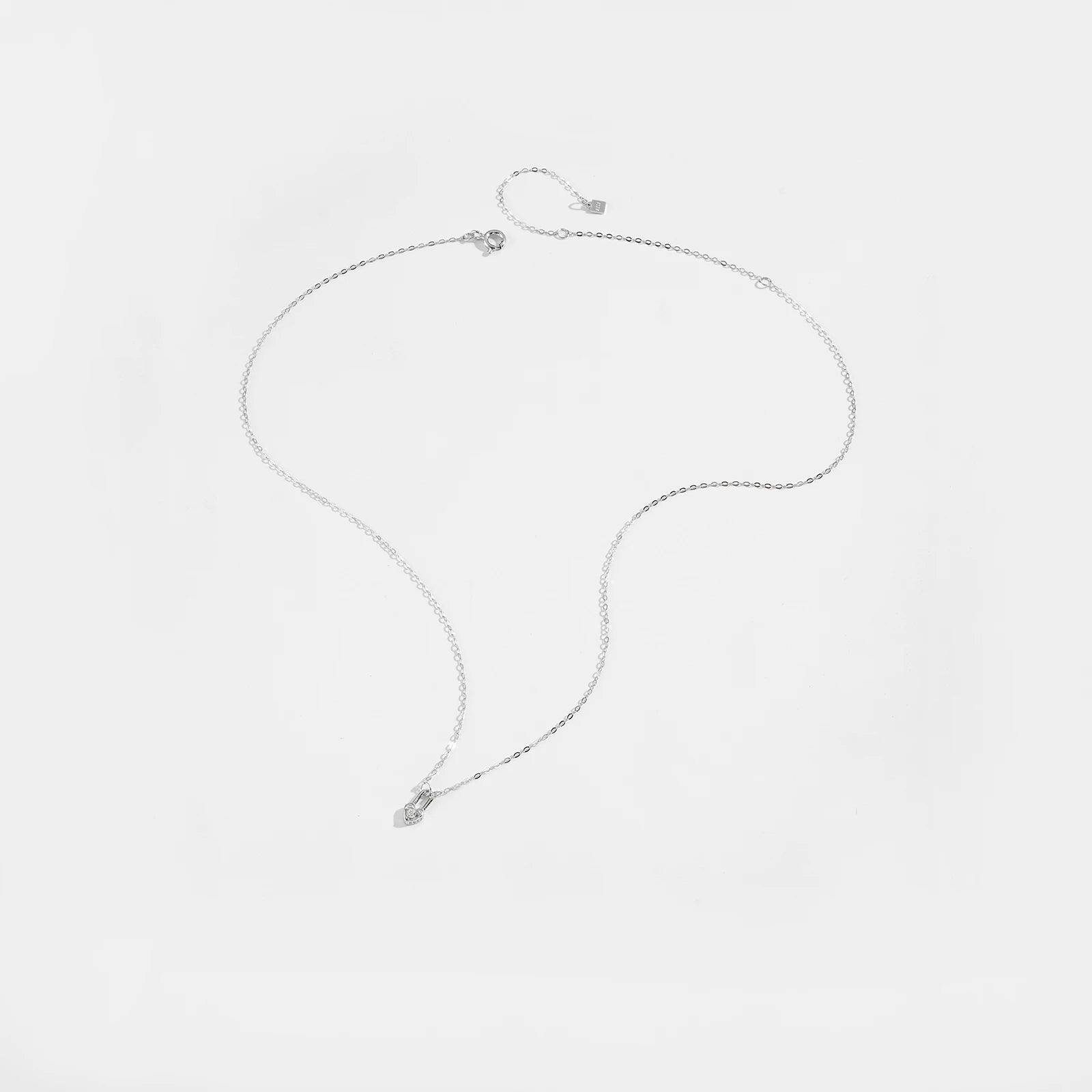 Chic Heart Padlock Necklace with Key