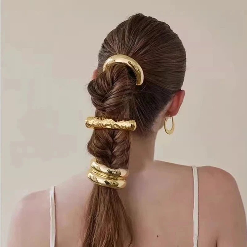 Stylish Geometric Metal Hair Bands
