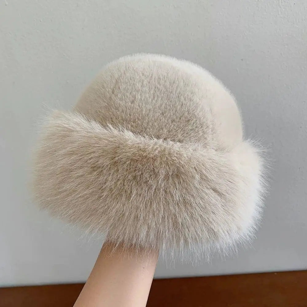 Faux Fox Fur Winter Hat
