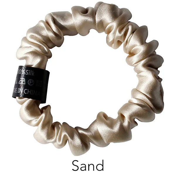 100% Pure Mulberry Silk Scrunchies Hair Ties