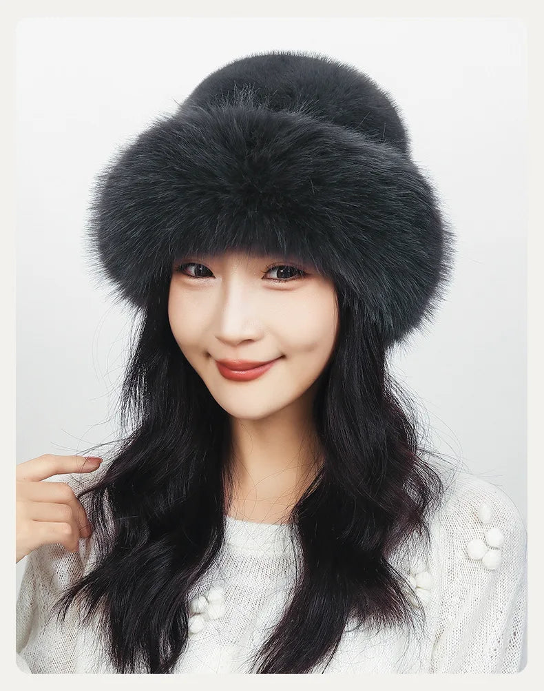 Mongolian Plush Fisherman Fur Hat