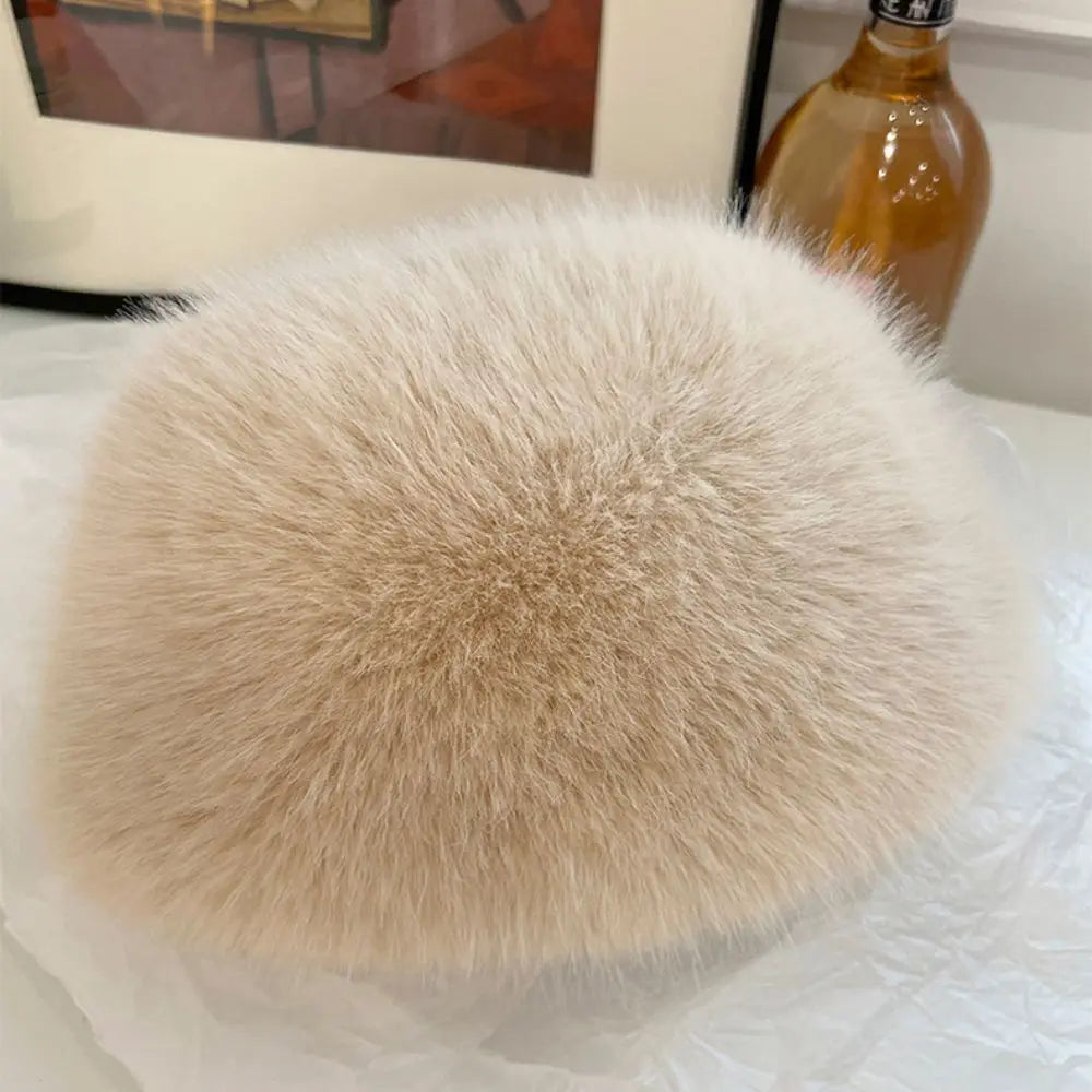 Faux Fox Fur Winter Hat