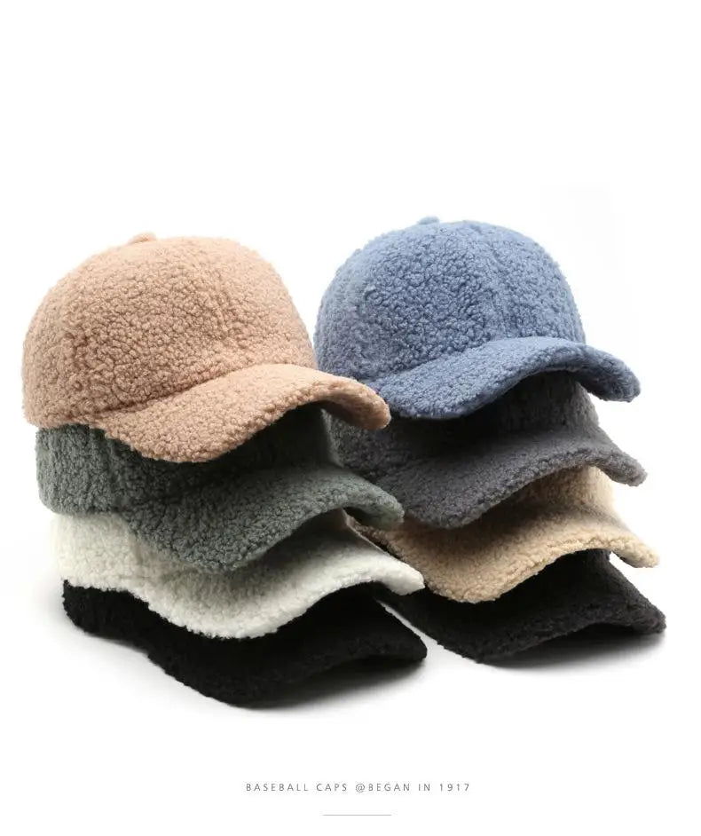 Autumn Plush Baseball Cap