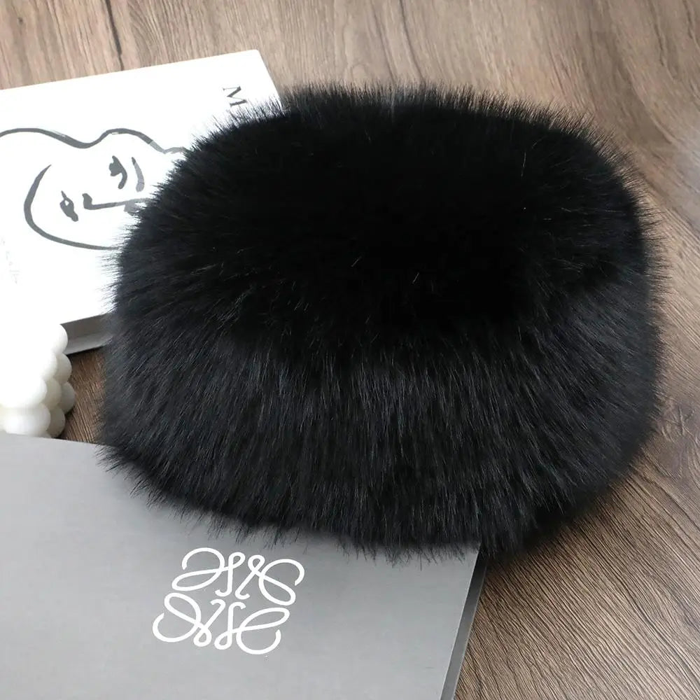 Faux Fox Fur Winter Hat