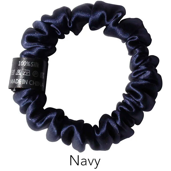 100% Pure Mulberry Silk Scrunchies Hair Ties