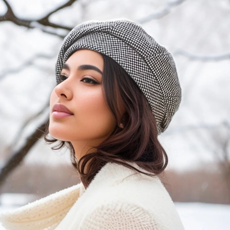 Classic Elegant Wool Beret Hat – Timeless Style for Any Occasion