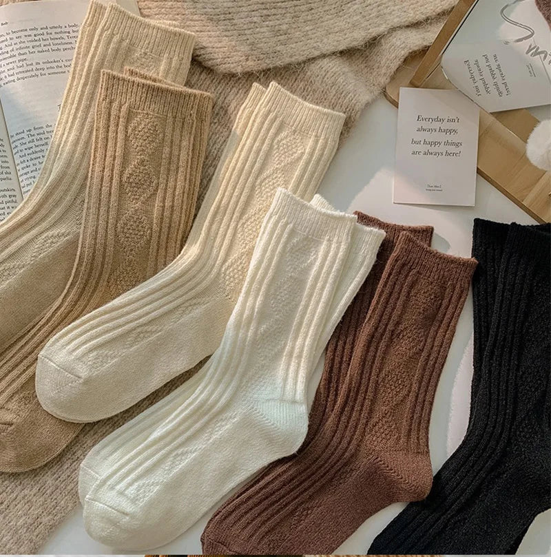 Luxurious Cashmere Wool Blend Socks
