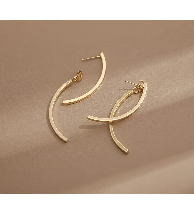 Punk Big Star Stainless Steel Stud Earrings