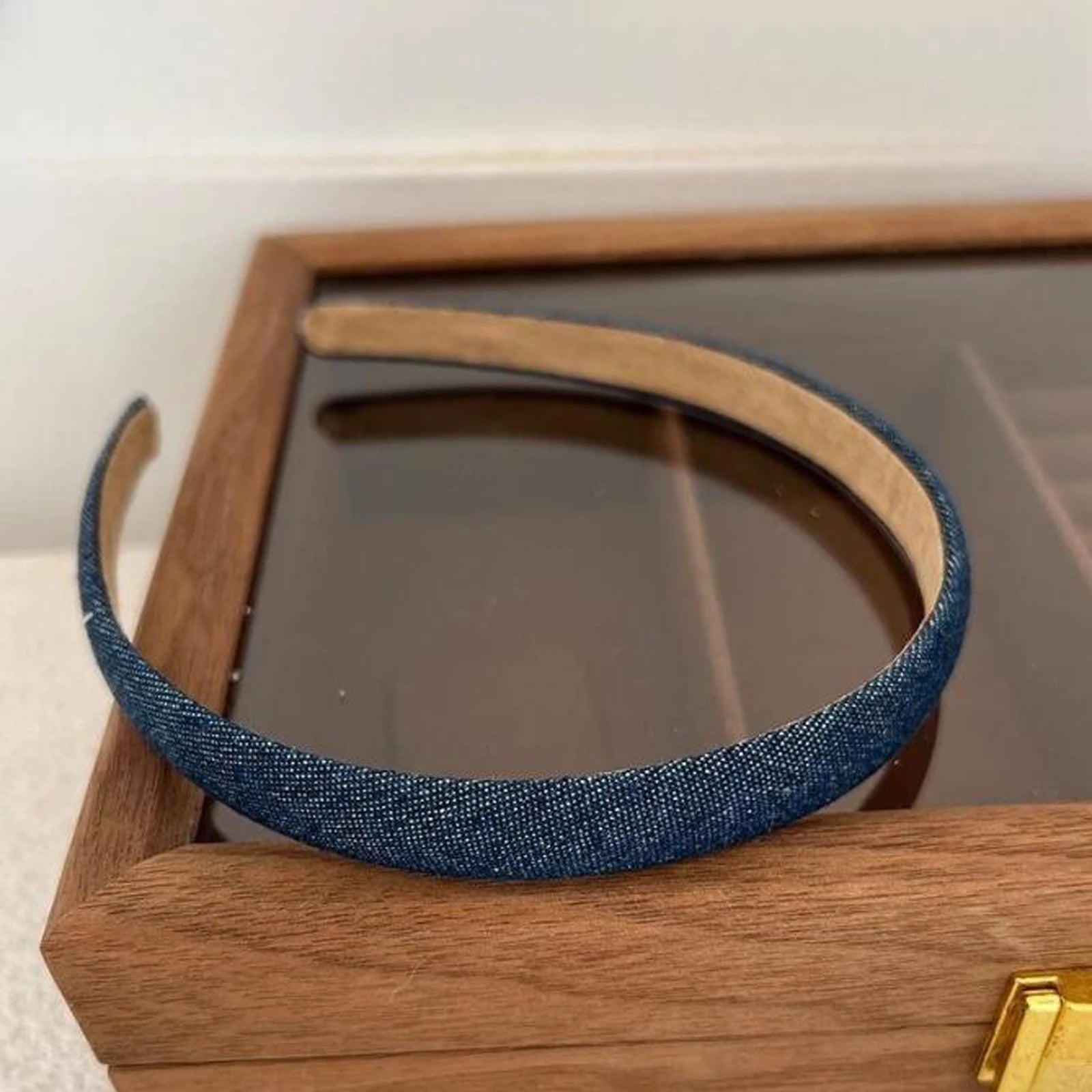 Casual Denim Turban Headband for Women