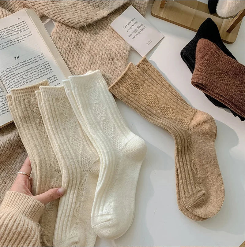 Luxurious Cashmere Wool Blend Socks