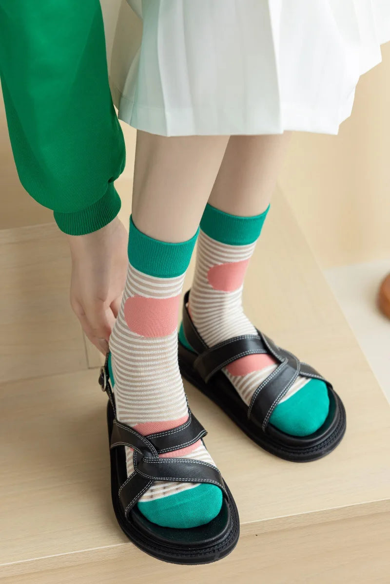 Japanese Harajuku Style Ultra-Thin Breathable Summer Socks