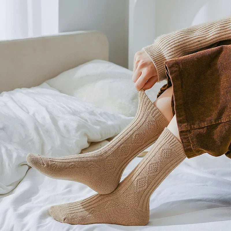 Luxurious Cashmere Wool Blend Socks
