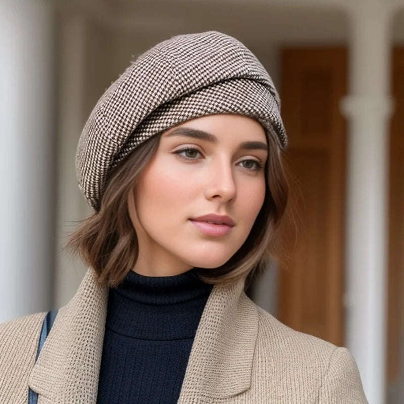 Classic Elegant Wool Beret Hat – Timeless Style for Any Occasion