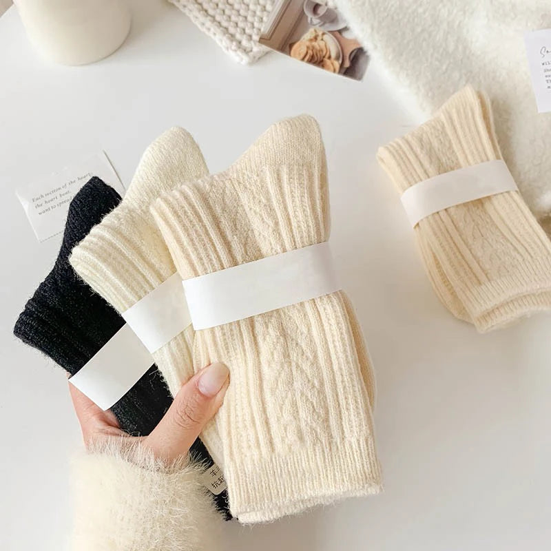 Luxurious Cashmere Wool Blend Socks