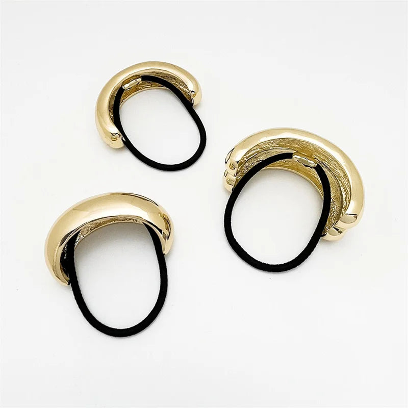 Elegant Metal Loop Style Hair Bands