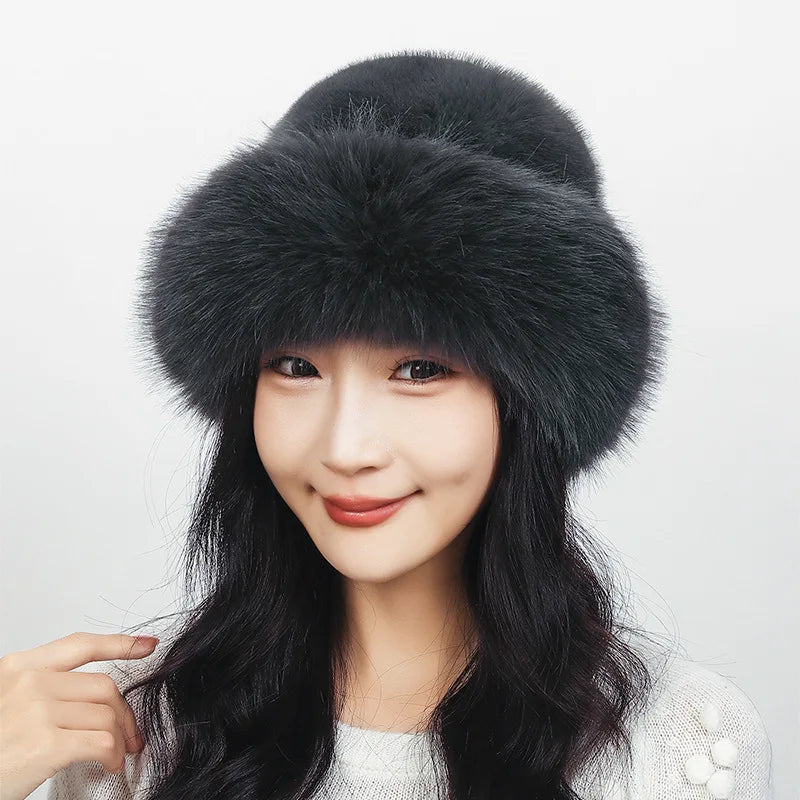 Mongolian Plush Fisherman Fur Hat