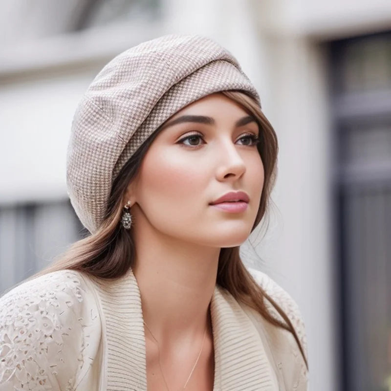Classic Elegant Wool Beret Hat – Timeless Style for Any Occasion