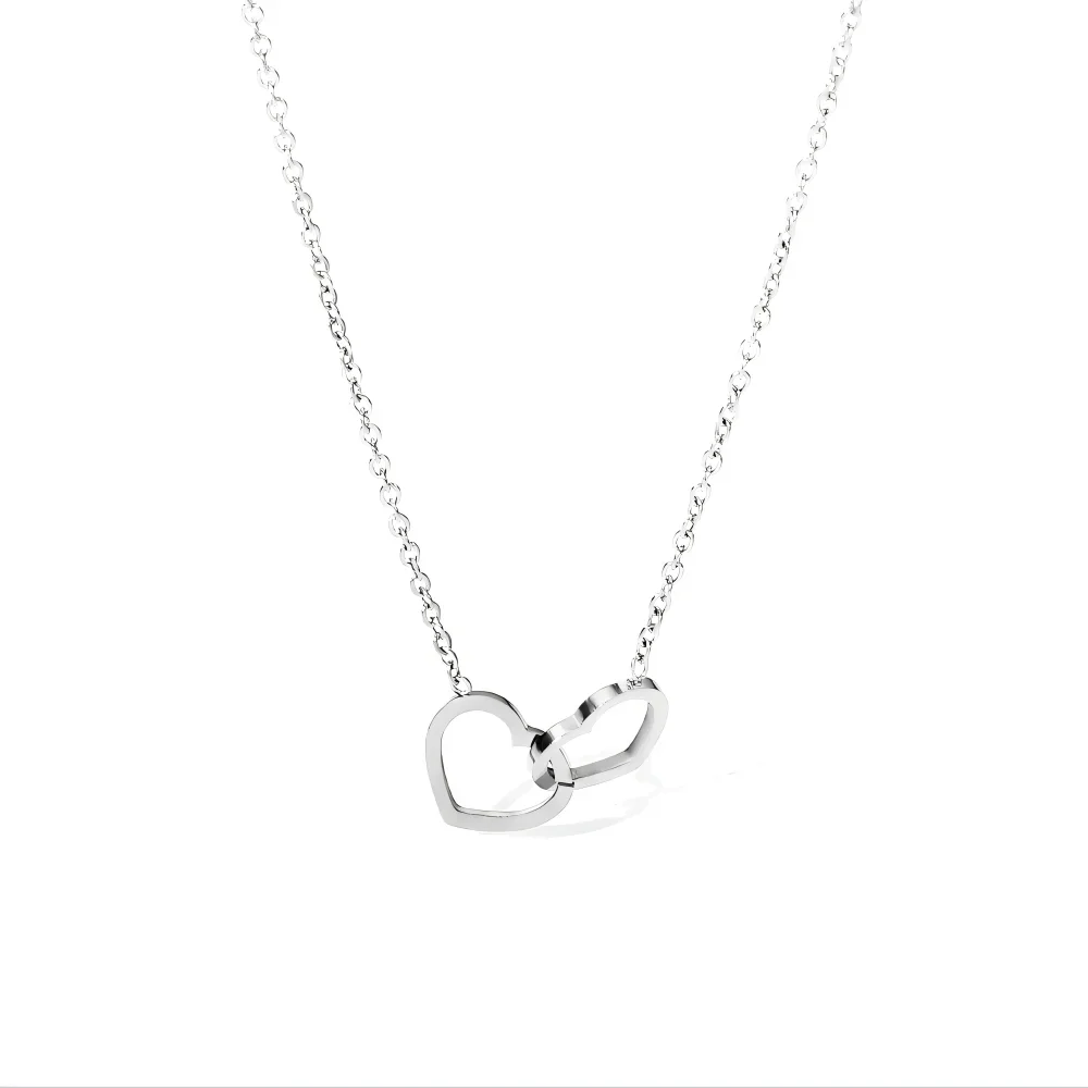 Elysian Harmony Double Circle Pendant Necklace