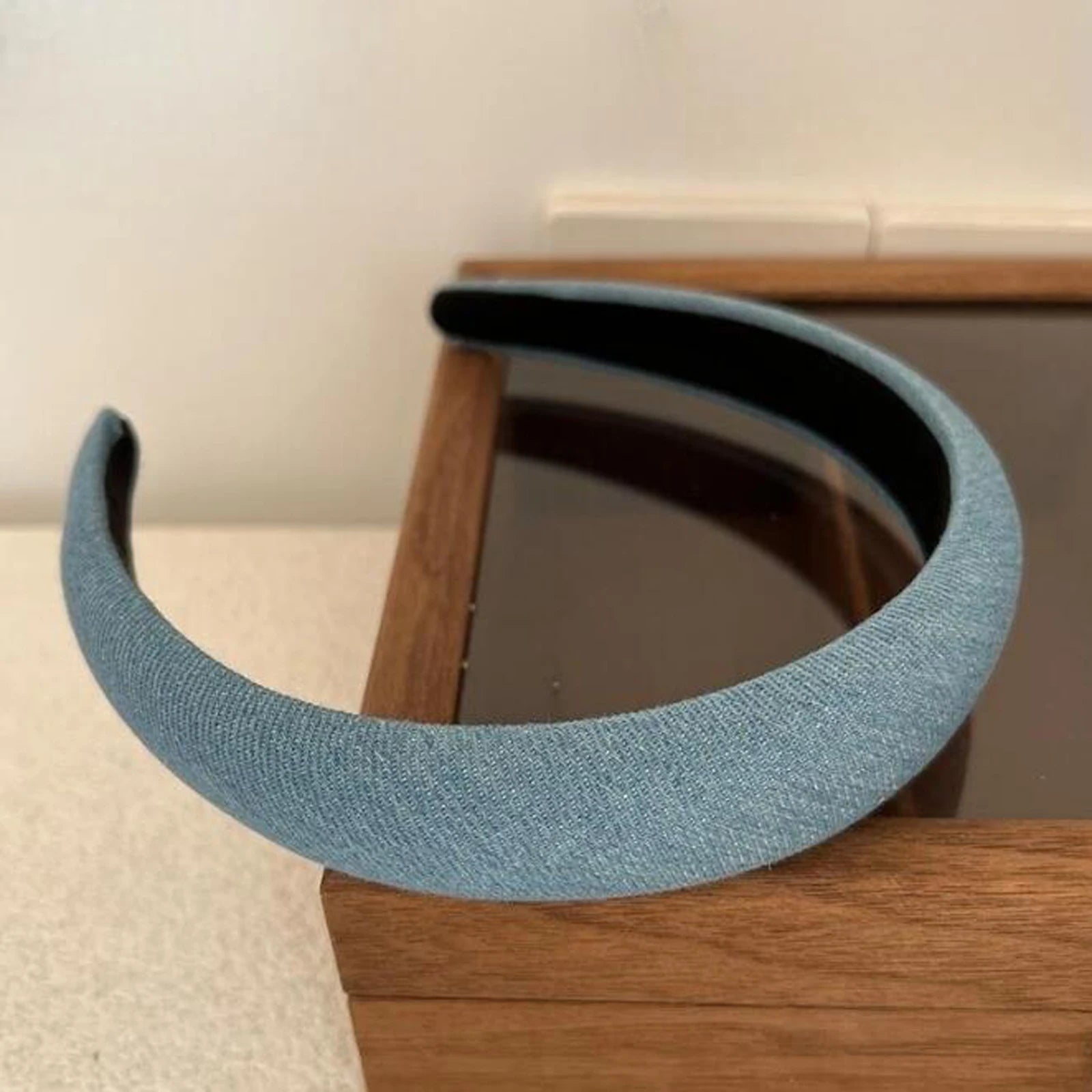 Casual Denim Turban Headband for Women