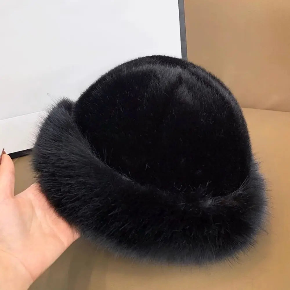 Faux Fox Fur Winter Hat