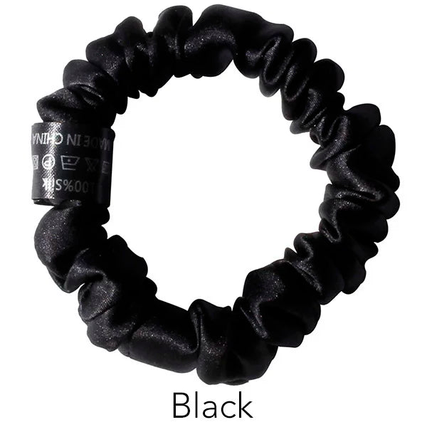 100% Pure Mulberry Silk Scrunchies Hair Ties
