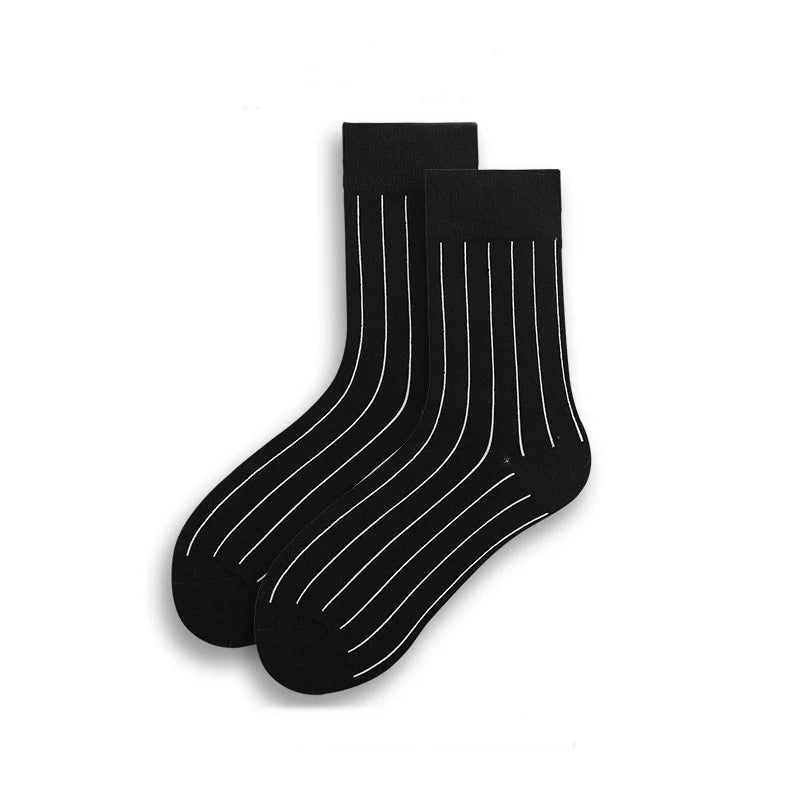 Japanese Harajuku Street Style Vertical Stripe Contrast Socks